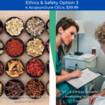 Ethics & Safety Combo Pack Option 3 - 4 Acupuncture CEUs