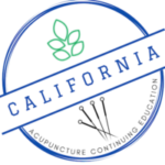 California acupuncture CEUs