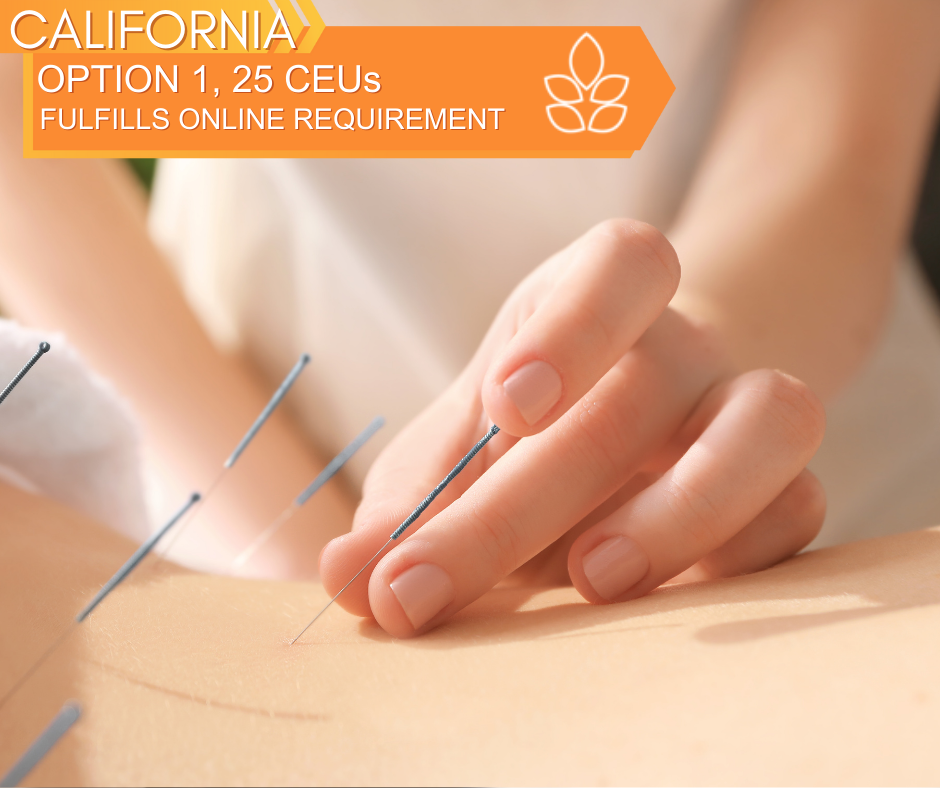 CALIFORNIA Option 1 25 CEUs