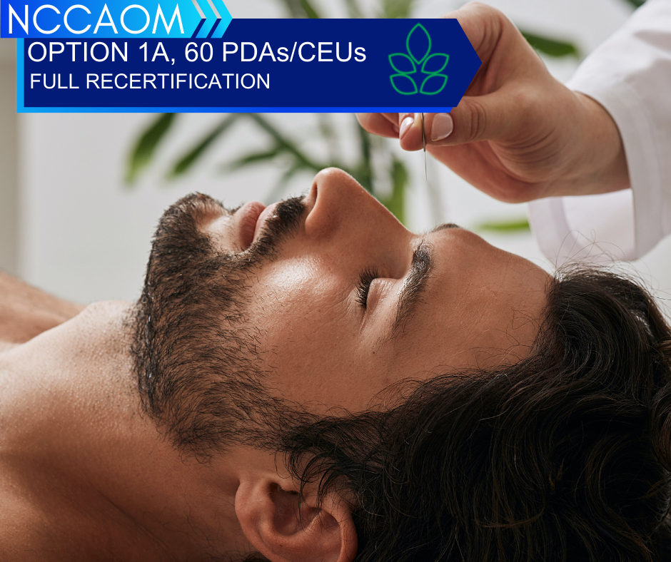 NCCAOM Option 1A ACE Acupuncture Continuing Education