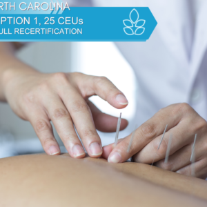 NORTH CAROLINA Option 1 25 CEUs full recertification